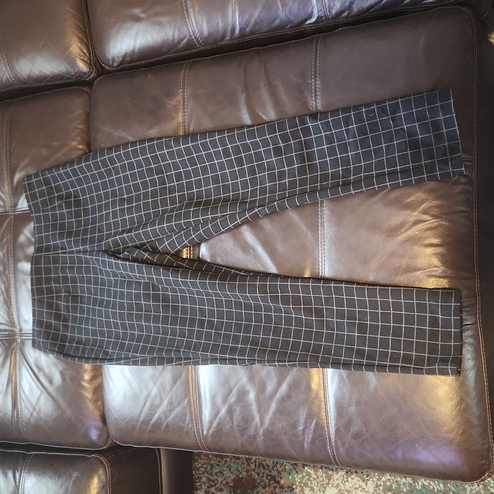 Calvin Klein black and grey work pant